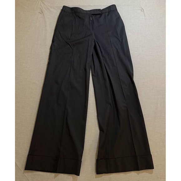 Stella McCartney Pants - Stella‎ McCartney Pants Womens 40 Black Chino Wide Leg Ladies 30x30.